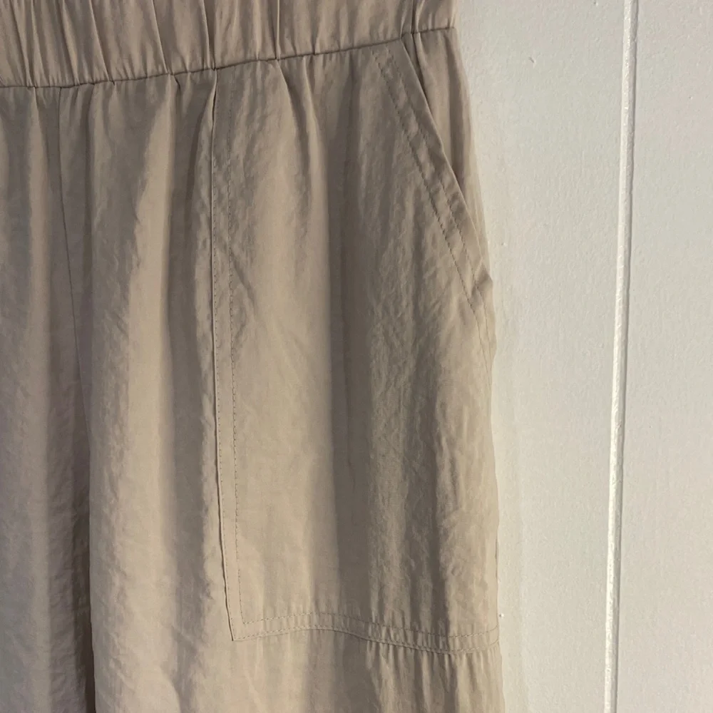 Parfois Wide Leg Pants | Neutral Minimalist Modal Blend | NWT M/L